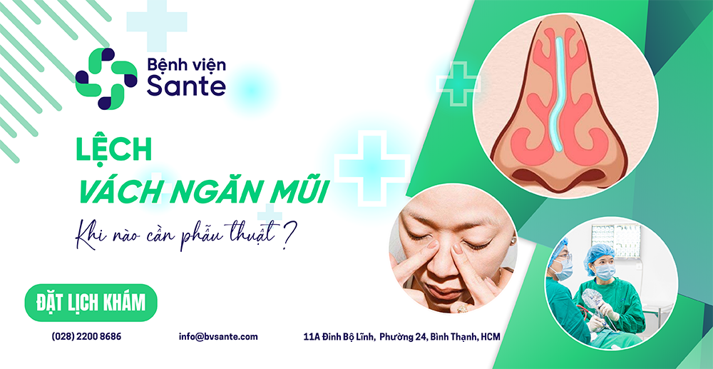 LỆCH VÁCH NGĂN MŨI KHI NÀO CẦN PHẪU THUẬT ?