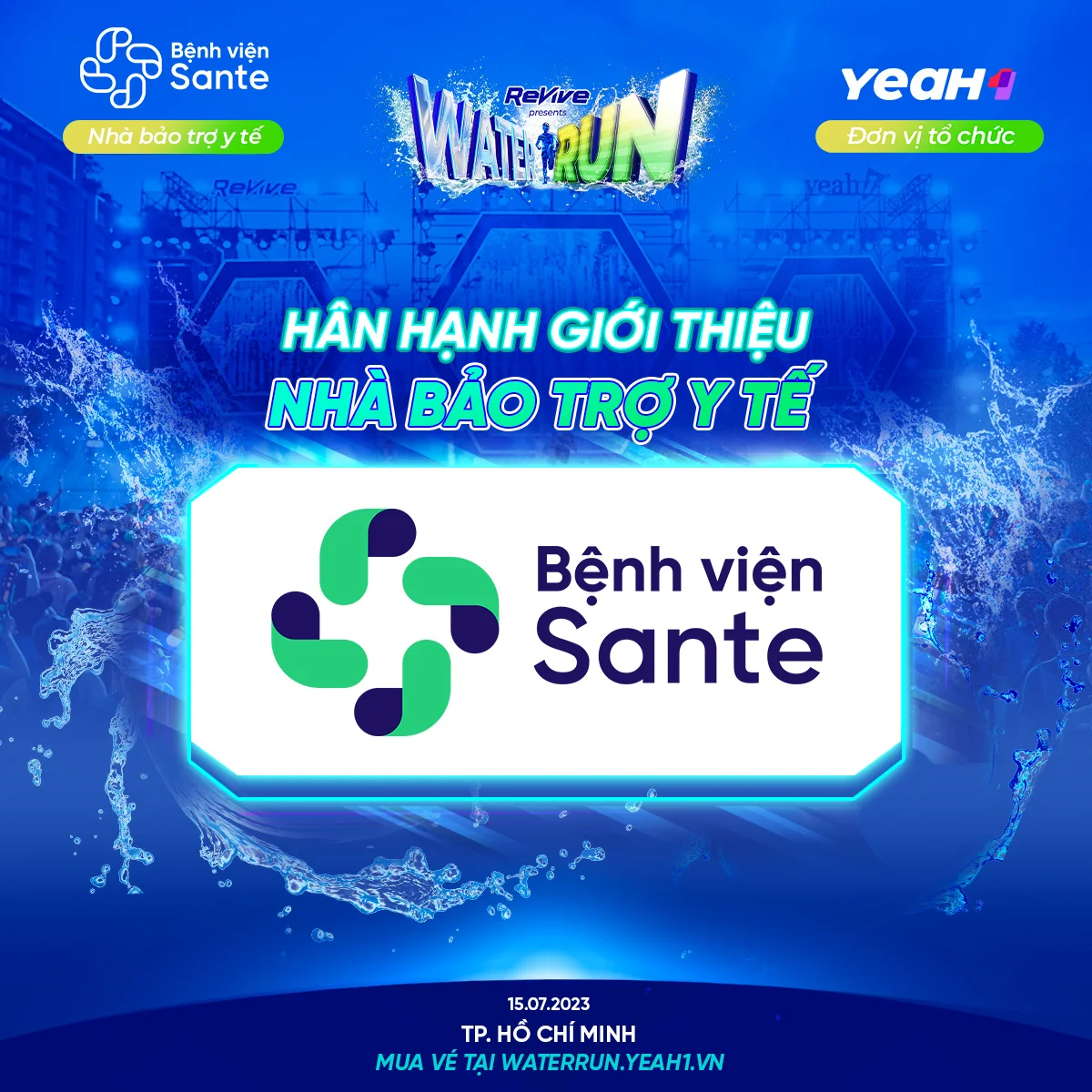 Sante International Hospital Serves as Official Medical Sponsor for Revive Water Run 2023 Sante International Hospital Serves as Official Medical Sponsor for Revive Water Run 2023