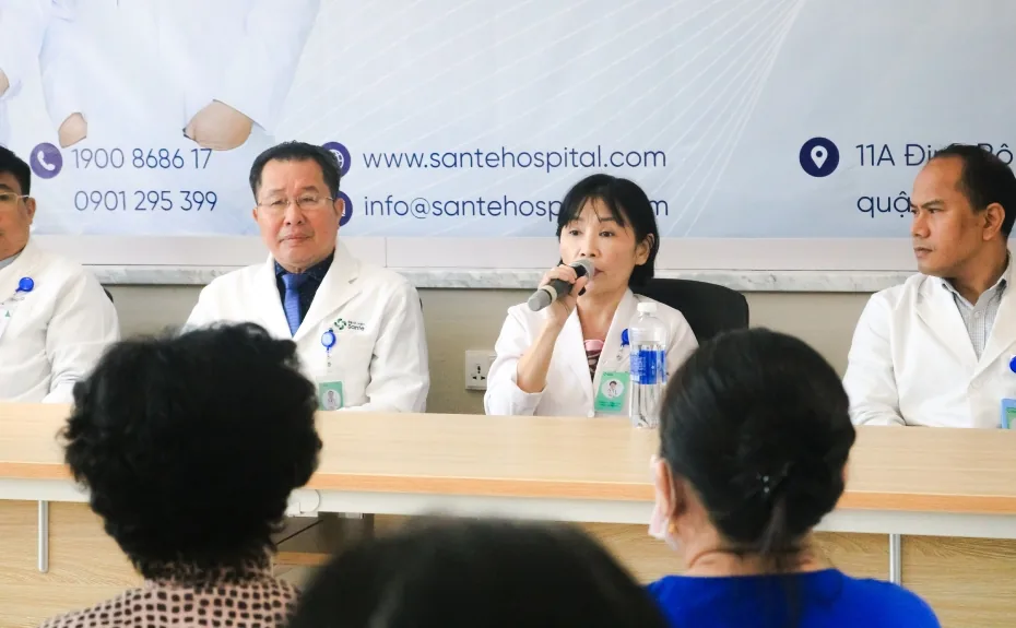 노인에게 흔히 발생하는 만성 질환 무료 상담 2 노인성 다빈도 만성질환 무료 건강상담 2 - 산테 병원 (호치민시 빈탄)