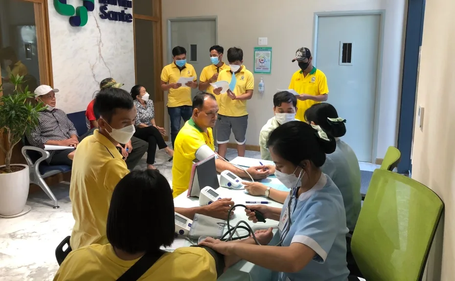 Blood pressure measurement Blood Pressure Measurement - SANTE Hospital, Binh Thanh, HCMC