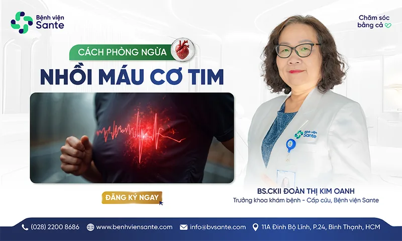 PROTECT YOUR HEART, PROTECT YOUR LIFE: PREVENTING MYOCARDIAL INFARCTION - SANTE Hospital, Binh Thanh, HCMC PROTECT YOUR HEART, PROTECT YOUR LIFE: PREVENTING MYOCARDIAL INFARCTION - SANTE Hospital, Binh Thanh, HCMC