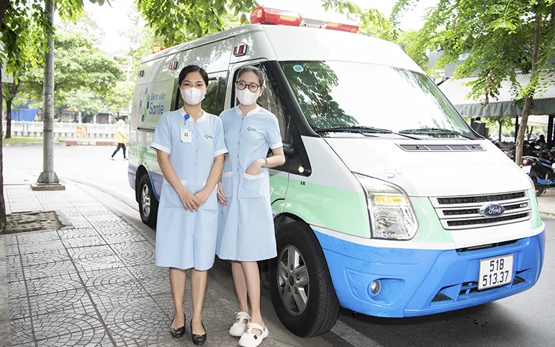 미스 월드 참가자를 전담 케어하는 의료진 미스 월드 전담 헬스케어 팀 - 호치민시 빈탄구 SANTE 병원