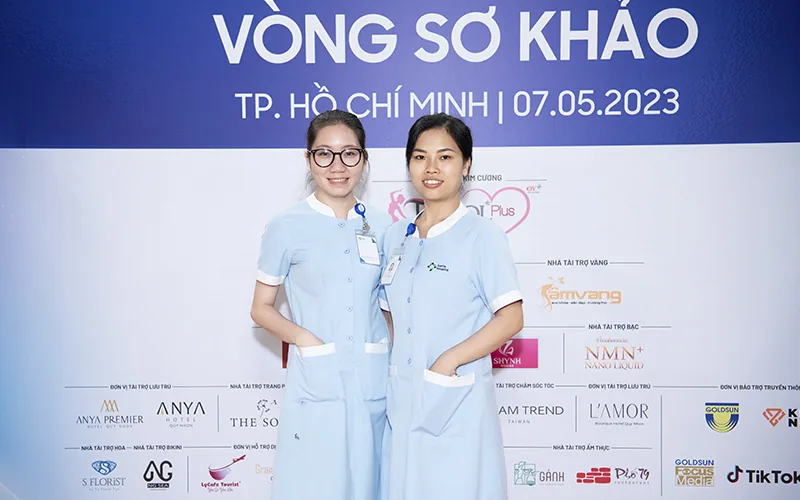 미스 월드 참가자를 전담 케어하는 의료진 2 미스 월드 전담 헬스케어 팀 2 - 호치민시 빈탄구 SANTE 병원